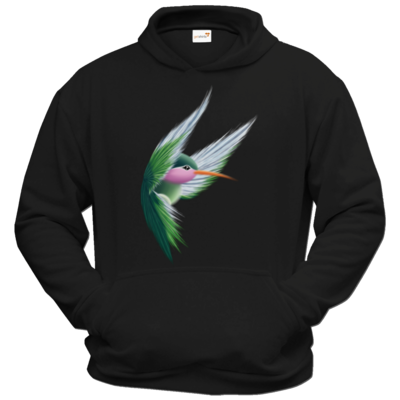 Motiv: Hoodie Classic - Kolibri - bestimme auf Wunsch Details wie Produkt, Grösse, Farbe und Position selbst ! Motiv: Hoodie Classic - Kolibri