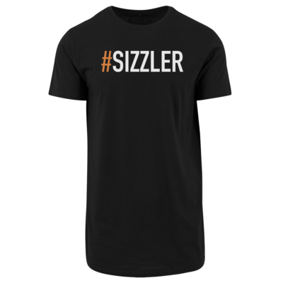Motiv: Shaped Long Tee - SizzleBrothers - Grillen - Sizzler - bestimme auf Wunsch Details wie Produkt, Grösse, Farbe und Position selbst ! Motiv: Shaped Long Tee - SizzleBrothers - Grillen - Sizzler