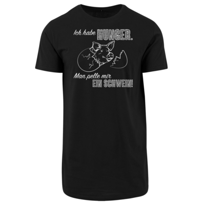 Motiv: Shaped Long Tee - Sizzle Brothers - Grillen - Schwein pellen - bestimme auf Wunsch Details wie Produkt, Grösse, Farbe und Position selbst ! Motiv: Shaped Long Tee - Sizzle Brothers - Grillen - Schwein pellen