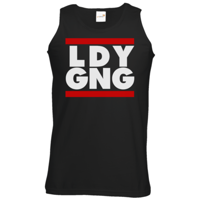 Motiv: Athletic Vest - LDY GNG - bestimme auf Wunsch Details wie Produkt, Grösse, Farbe und Position selbst ! Motiv: Athletic Vest - LDY GNG