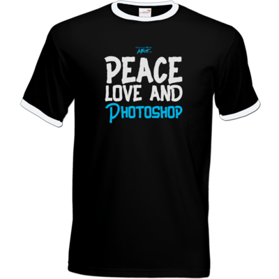 Motiv: T-Shirt Ringer - Love - bestimme auf Wunsch Details wie Produkt, Grösse, Farbe und Position selbst ! Motiv: T-Shirt Ringer - Love