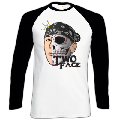 Motiv: Longsleeve Baseball T - Logo - bestimme auf Wunsch Details wie Produkt, Grösse, Farbe und Position selbst ! Motiv: Longsleeve Baseball T - Logo