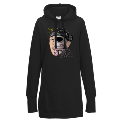 Motiv: Lady Longline Hoodie - Logo - bestimme auf Wunsch Details wie Produkt, Grösse, Farbe und Position selbst ! Motiv: Lady Longline Hoodie - Logo
