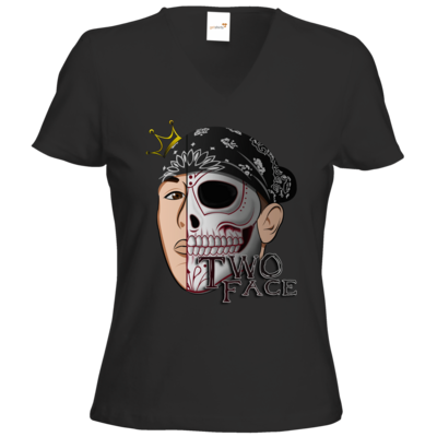 Motiv: T-Shirts Damen V-Neck FAIR WEAR - Logo - bestimme auf Wunsch Details wie Produkt, Grösse, Farbe und Position selbst ! Motiv: T-Shirts Damen V-Neck FAIR WEAR - Logo
