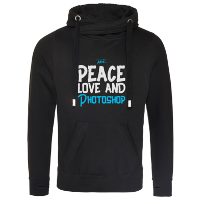 Motiv: Cross Neck Hoodie - Love - bestimme auf Wunsch Details wie Produkt, Grösse, Farbe und Position selbst ! Motiv: Cross Neck Hoodie - Love