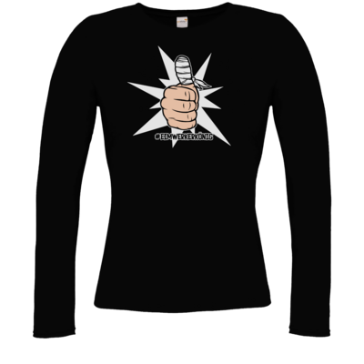 Motiv: Longsleeve Damen Organic - #heimwerkerkönig - bestimme auf Wunsch Details wie Produkt, Grösse, Farbe und Position selbst ! Motiv: Longsleeve Damen Organic - #heimwerkerkönig