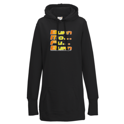Motiv: Lady Longline Hoodie - BurnMoFu - bestimme auf Wunsch Details wie Produkt, Grösse, Farbe und Position selbst ! Motiv: Lady Longline Hoodie - BurnMoFu