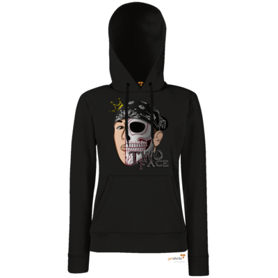 Motiv: Hoodie Damen Classic - Logo weißer - bestimme auf Wunsch Details wie Produkt, Grösse, Farbe und Position selbst ! Motiv: Hoodie Damen Classic - Logo weißer