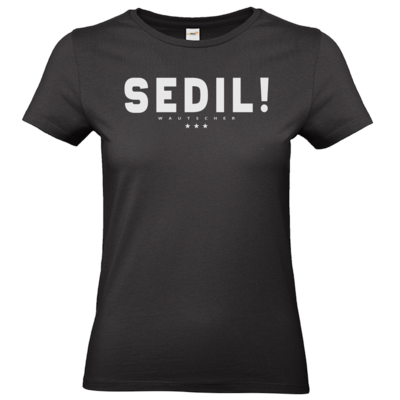 Motiv: T-Shirt Damen Premium FAIR WEAR - Sedil! - bestimme auf Wunsch Details wie Produkt, Grösse, Farbe und Position selbst ! Motiv: T-Shirt Damen Premium FAIR WEAR - Sedil!