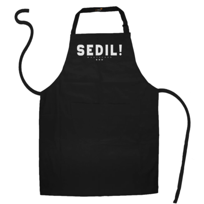 Motiv: Schürze - Sedil! - bestimme auf Wunsch Details wie Produkt, Grösse, Farbe und Position selbst ! Motiv: Schürze - Sedil!