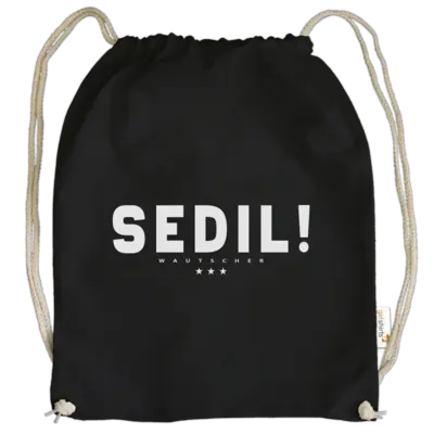 Motiv: Cotton Gymsac - Sedil! - bestimme auf Wunsch Details wie Produkt, Grösse, Farbe und Position selbst ! Motiv: Cotton Gymsac - Sedil!