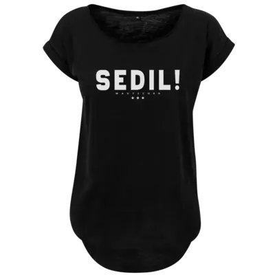 Motiv: Ladies Long Slub Tee - Sedil! - bestimme auf Wunsch Details wie Produkt, Grösse, Farbe und Position selbst ! Motiv: Ladies Long Slub Tee - Sedil!