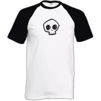 Motiv: TShirt Baseball - scrumpy - happy skull 