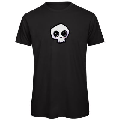 Motiv: Organic T-Shirt - scrumpy - happy skull - bestimme auf Wunsch Details wie Produkt, Grösse, Farbe und Position selbst ! Motiv: Organic T-Shirt - scrumpy - happy skull