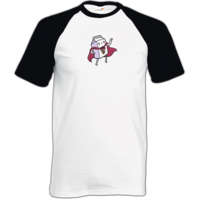 Motiv: TShirt Baseball - supermilich - the hero of milk - bestimme auf Wunsch Details wie Produkt, Grösse, Farbe und Position selbst ! Motiv: TShirt Baseball - supermilich - the hero of milk