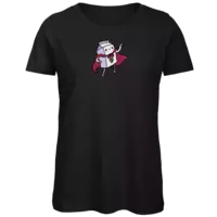 Motiv: Organic Lady T-Shirt - supermilich - the hero of milk - bestimme auf Wunsch Details wie Produkt, Grösse, Farbe und Position selbst ! Motiv: Organic Lady T-Shirt - supermilich - the hero of milk