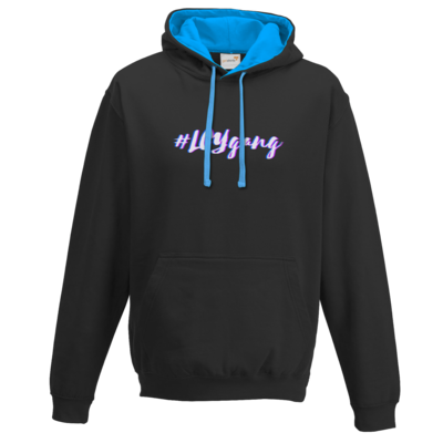 Motiv: Two-Tone Hoodie - #LCYgang - bestimme auf Wunsch Details wie Produkt, Grösse, Farbe und Position selbst ! Motiv: Two-Tone Hoodie - #LCYgang