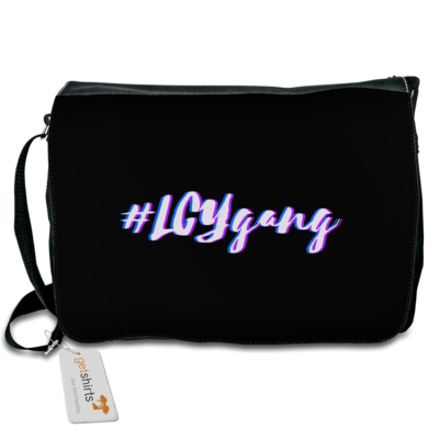Motiv: Schultertasche - #LCYgang - bestimme auf Wunsch Details wie Produkt, Grösse, Farbe und Position selbst ! Motiv: Schultertasche - #LCYgang