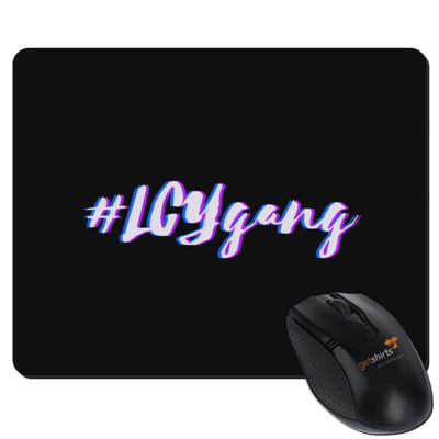 Motiv: Mousepad Textil - #LCYgang - bestimme auf Wunsch Details wie Produkt, Grösse, Farbe und Position selbst ! Motiv: Mousepad Textil - #LCYgang