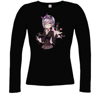 Motiv: Longsleeve Damen Organic - Cute - bestimme auf Wunsch Details wie Produkt, Grösse, Farbe und Position selbst ! Motiv: Longsleeve Damen Organic - Cute