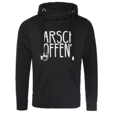 Motiv: Cross Neck Hoodie - AO? - bestimme auf Wunsch Details wie Produkt, Grösse, Farbe und Position selbst ! Motiv: Cross Neck Hoodie - AO?