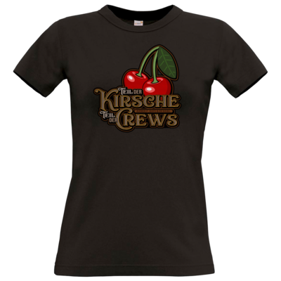 Motiv: T-Shirt Damen Premium FAIR WEAR - Kirsche und Crews - bestimme auf Wunsch Details wie Produkt, Grösse, Farbe und Position selbst ! Motiv: T-Shirt Damen Premium FAIR WEAR - Kirsche und Crews