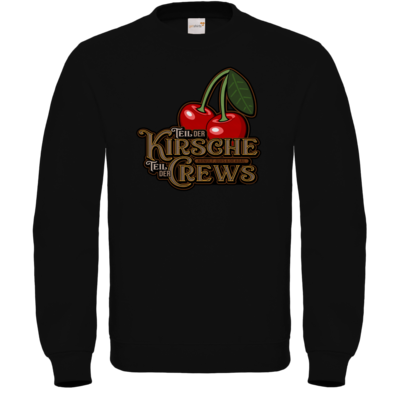 Motiv: Sweatshirt FAIR WEAR - Kirsche und Crews - bestimme auf Wunsch Details wie Produkt, Grösse, Farbe und Position selbst ! Motiv: Sweatshirt FAIR WEAR - Kirsche und Crews