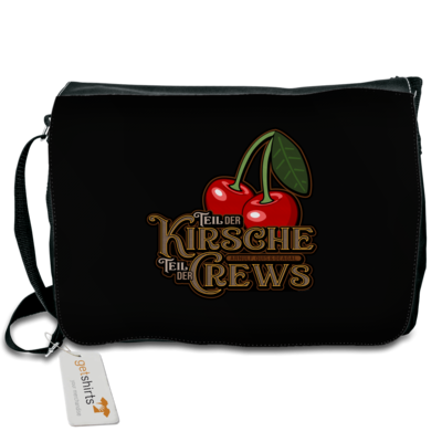 Motiv: Schultertasche - Kirsche und Crews - bestimme auf Wunsch Details wie Produkt, Grösse, Farbe und Position selbst ! Motiv: Schultertasche - Kirsche und Crews