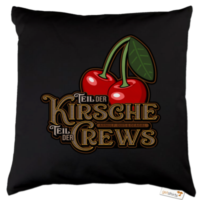 Motiv: Kissen Baumwolle - Kirsche und Crews - bestimme auf Wunsch Details wie Produkt, Grösse, Farbe und Position selbst ! Motiv: Kissen Baumwolle - Kirsche und Crews