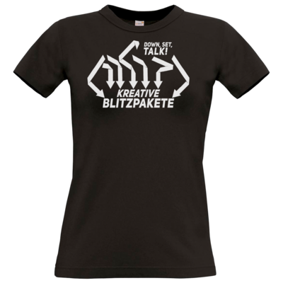 Motiv: T-Shirt Damen Premium FAIR WEAR - Kreative Blitzpakete - bestimme auf Wunsch Details wie Produkt, Grösse, Farbe und Position selbst ! Motiv: T-Shirt Damen Premium FAIR WEAR - Kreative Blitzpakete