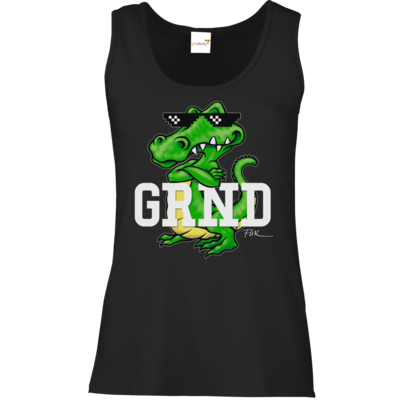 Motiv: Tank Top Damen Classic - Kalle Kroko - bestimme auf Wunsch Details wie Produkt, Grösse, Farbe und Position selbst ! Motiv: Tank Top Damen Classic - Kalle Kroko