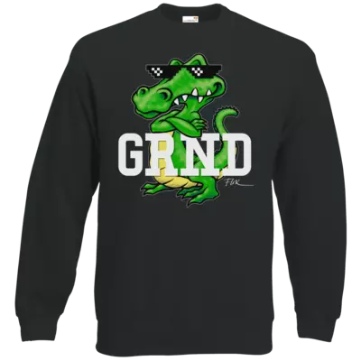 Motiv: Sweatshirt Classic - Kalle Kroko - bestimme auf Wunsch Details wie Produkt, Grösse, Farbe und Position selbst ! Motiv: Sweatshirt Classic - Kalle Kroko