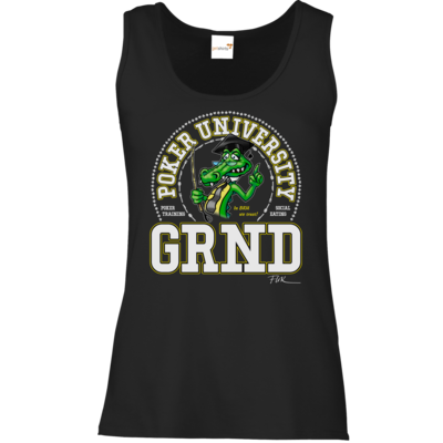 Motiv: Tank Top Damen Classic - Kroko University - bestimme auf Wunsch Details wie Produkt, Grösse, Farbe und Position selbst ! Motiv: Tank Top Damen Classic - Kroko University