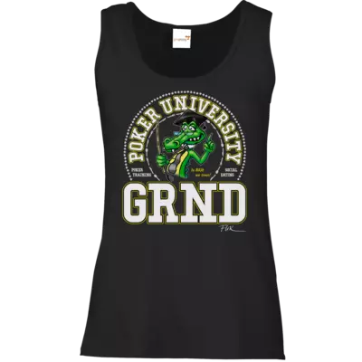 Motiv: Tank Top Damen Classic - Kroko University - bestimme auf Wunsch Details wie Produkt, Grösse, Farbe und Position selbst ! Motiv: Tank Top Damen Classic - Kroko University