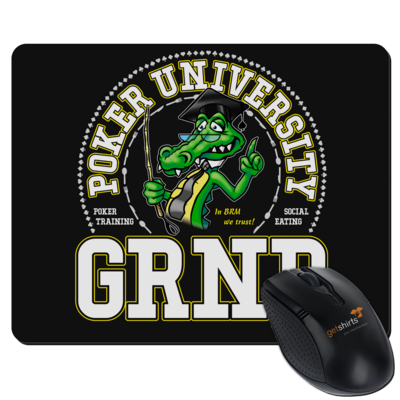 Motiv: Mousepad Textil - Kroko University - bestimme auf Wunsch Details wie Produkt, Grösse, Farbe und Position selbst ! Motiv: Mousepad Textil - Kroko University