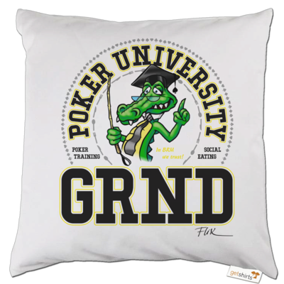 Motiv: Kissen - Kroko University - bestimme auf Wunsch Details wie Produkt, Grösse, Farbe und Position selbst ! Motiv: Kissen - Kroko University