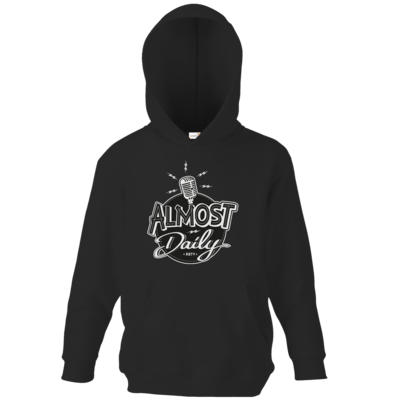 Motiv: Kids Hooded Sweat - Almost Daily - bestimme auf Wunsch Details wie Produkt, Grösse, Farbe und Position selbst ! Motiv: Kids Hooded Sweat - Almost Daily