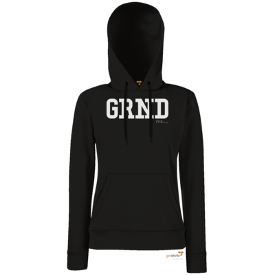 Motiv: Hoodie Damen Classic - GRND - bestimme auf Wunsch Details wie Produkt, Grösse, Farbe und Position selbst ! Motiv: Hoodie Damen Classic - GRND