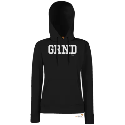 Motiv: Hoodie Damen Classic - GRND - bestimme auf Wunsch Details wie Produkt, Grösse, Farbe und Position selbst ! Motiv: Hoodie Damen Classic - GRND