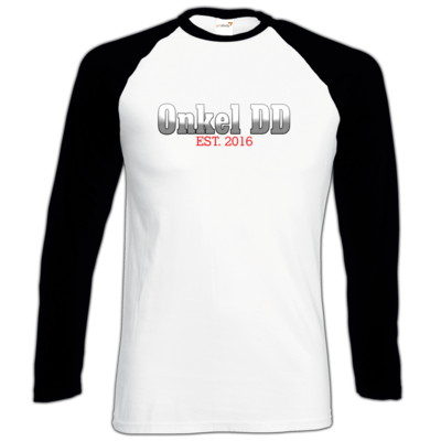 Motiv: Longsleeve Baseball T - Logo - bestimme auf Wunsch Details wie Produkt, Grösse, Farbe und Position selbst ! Motiv: Longsleeve Baseball T - Logo