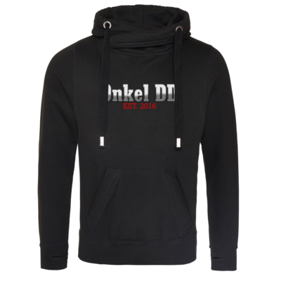 Motiv: Cross Neck Hoodie - Logo - bestimme auf Wunsch Details wie Produkt, Grösse, Farbe und Position selbst ! Motiv: Cross Neck Hoodie - Logo