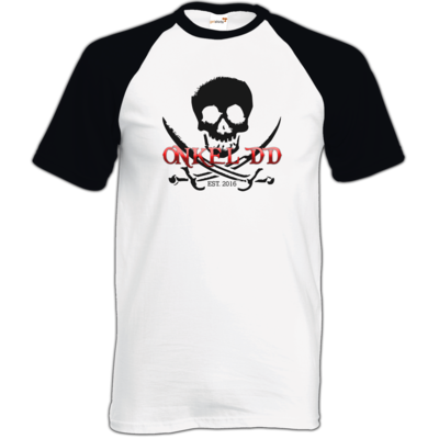 Motiv: TShirt Baseball - Pirat - bestimme auf Wunsch Details wie Produkt, Grösse, Farbe und Position selbst ! Motiv: TShirt Baseball - Pirat