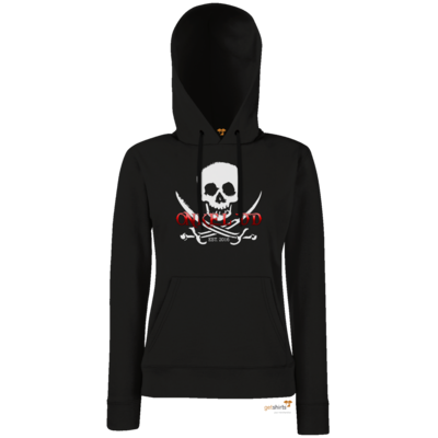 Motiv: Hoodie Damen Classic - Pirat - bestimme auf Wunsch Details wie Produkt, Grösse, Farbe und Position selbst ! Motiv: Hoodie Damen Classic - Pirat