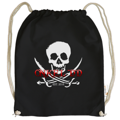 Motiv: Cotton Gymsac - Pirat - bestimme auf Wunsch Details wie Produkt, Grösse, Farbe und Position selbst ! Motiv: Cotton Gymsac - Pirat