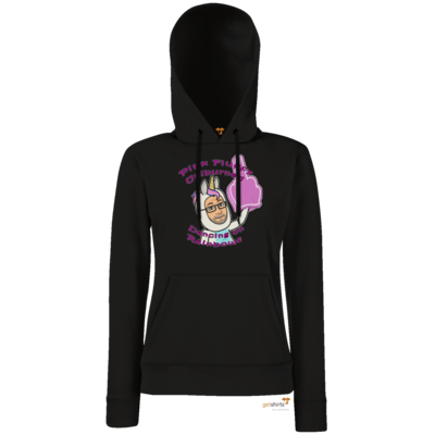 Motiv: Hoodie Damen Classic - Uniburned - bestimme auf Wunsch Details wie Produkt, Grösse, Farbe und Position selbst ! Motiv: Hoodie Damen Classic - Uniburned