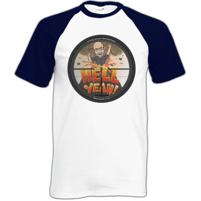 Motiv: Baseball-T FAIR WEAR - BurnedHellScope - bestimme auf Wunsch Details wie Produkt, Grösse, Farbe und Position selbst ! Motiv: Baseball-T FAIR WEAR - BurnedHellScope