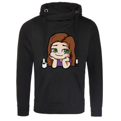 Motiv: Cross Neck Hoodie - KaffeeCathy - bestimme auf Wunsch Details wie Produkt, Grösse, Farbe und Position selbst ! Motiv: Cross Neck Hoodie - KaffeeCathy