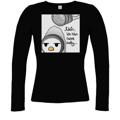 Motiv: Longsleeve Damen Organic - Salty - bestimme auf Wunsch Details wie Produkt, Grösse, Farbe und Position selbst ! Motiv: Longsleeve Damen Organic - Salty