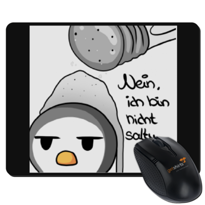 Motiv: Mousepad Textil - Salty - bestimme auf Wunsch Details wie Produkt, Grösse, Farbe und Position selbst ! Motiv: Mousepad Textil - Salty