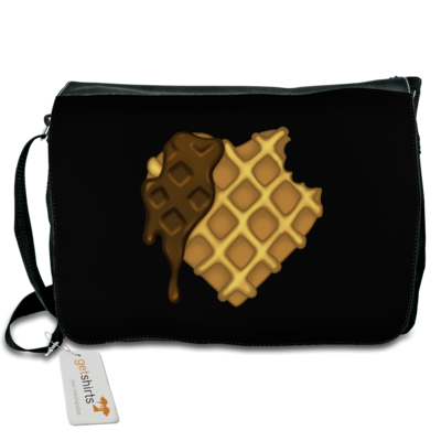 Motiv: Schultertasche - bakacrHerz - bestimme auf Wunsch Details wie Produkt, Grösse, Farbe und Position selbst ! Motiv: Schultertasche - bakacrHerz